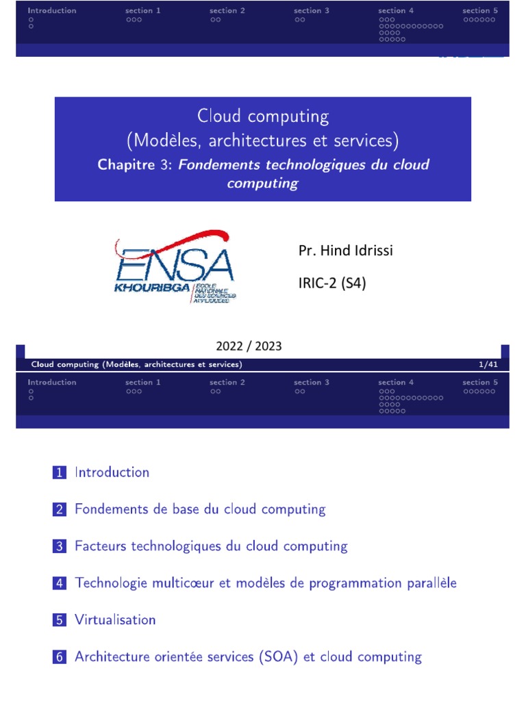 Fondements du Cloud Computing et Virtualisation | PDF | Virtualisation ...