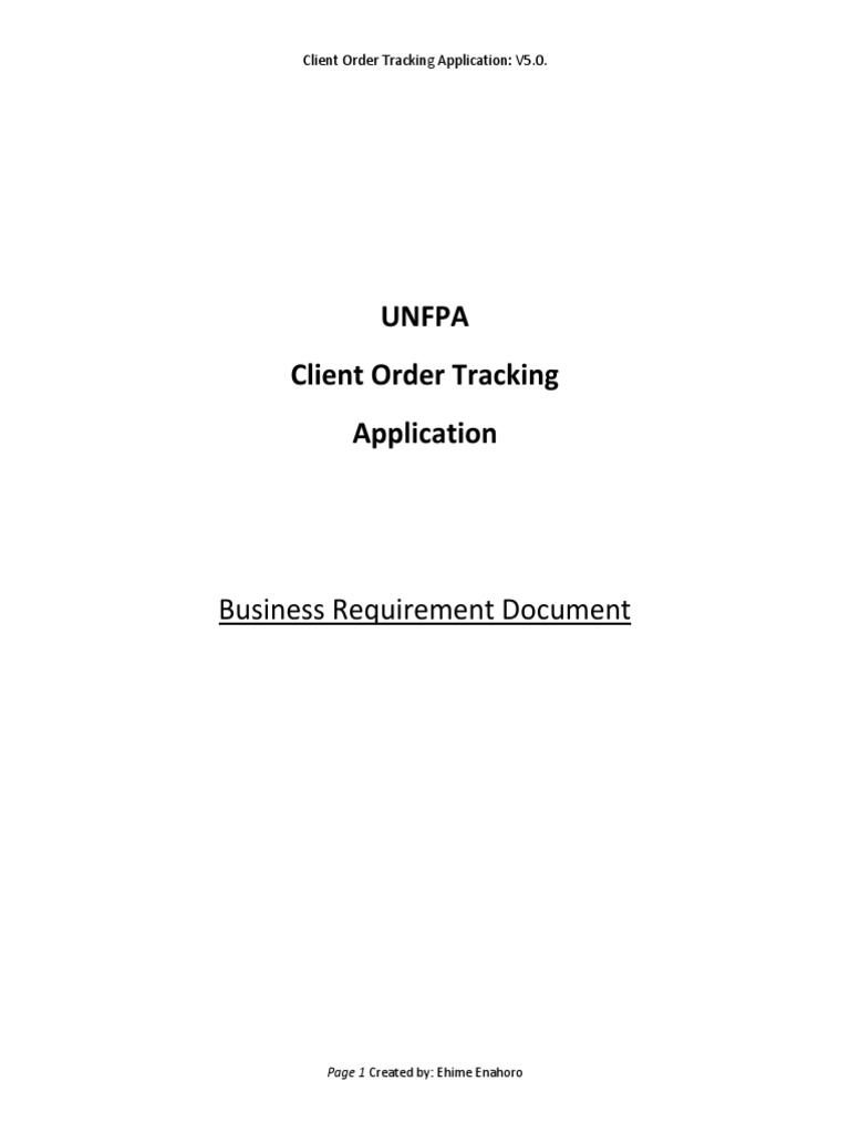Annex xiv unfpa client order tracking application pdf databases
