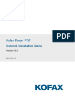 Kofax Power PDF Advanced - Network Installation Guide - KofaxPowerPDFNetworkInstallationGuide - EN