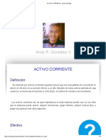 Activo Corriente - Andy Gonzalez