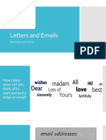 3 - Letters and Emails