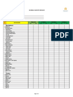 Mobilization Checklist For Comercial Project