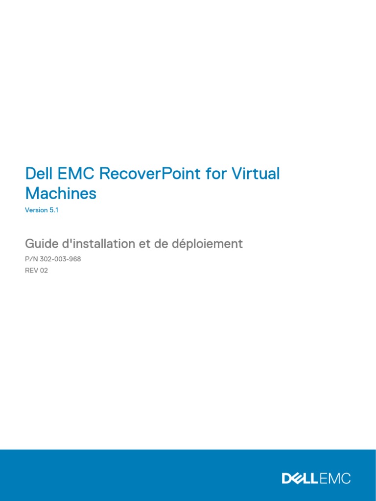 Dell EMC RecoverPoint For Virtual Machines | PDF | VMware | I Pv6