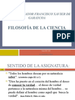 Filosofía de La Ciencia 2015ppt