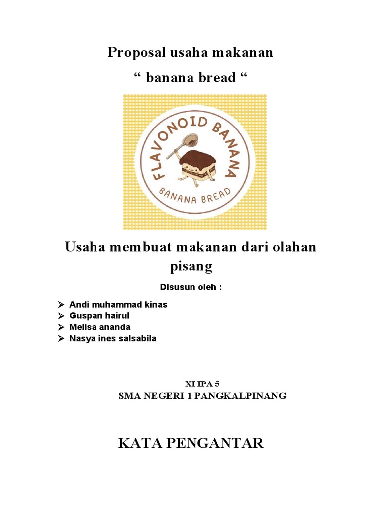 Proposal Usaha Makanan Pkwu 2 Pdf