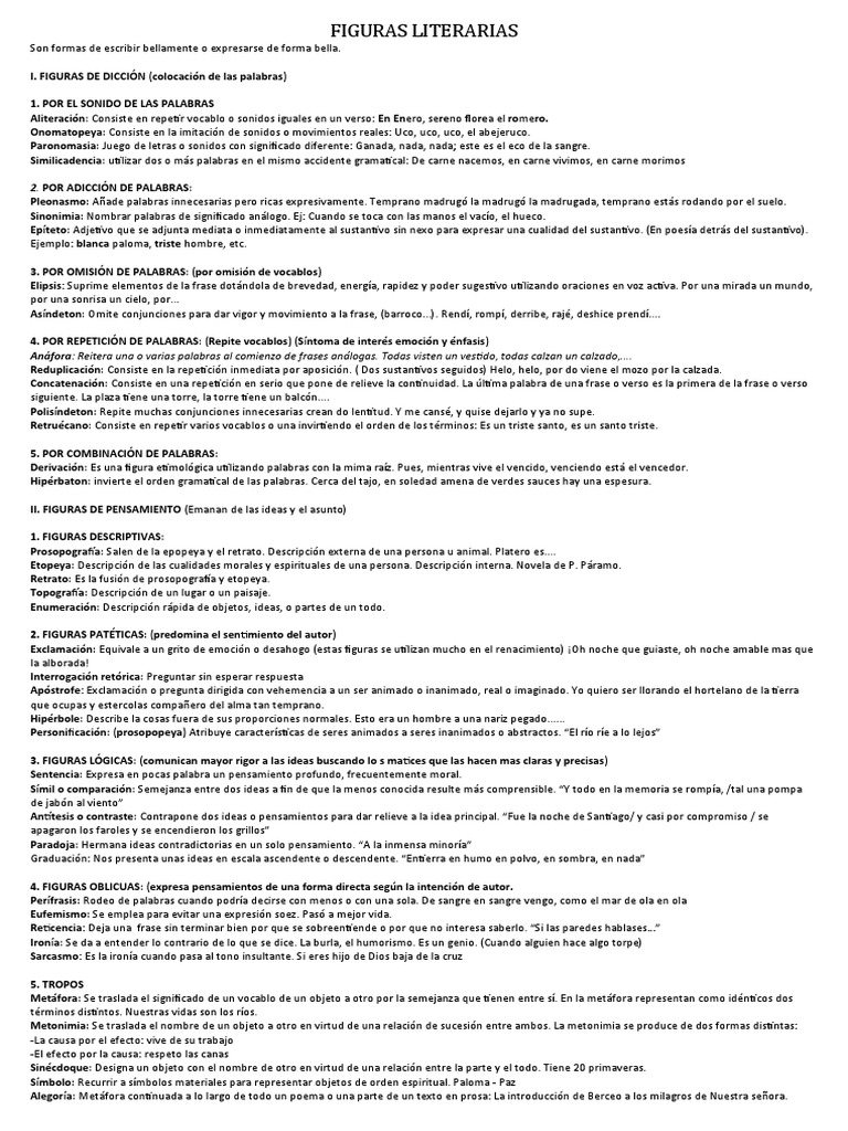 Retruécano y rima soez en literatura | PDF | Recursos poéticos ...
