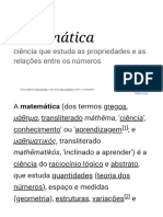 Matemática – Wikipédia, a enciclopédia livre