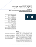 Secuencia Rápida de Intubación en El Servicio de Urgencias: Revisión Actualizada de La Literatura