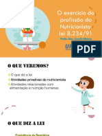 Aula 6 - Exercício Da Profissão Do Nutricionista