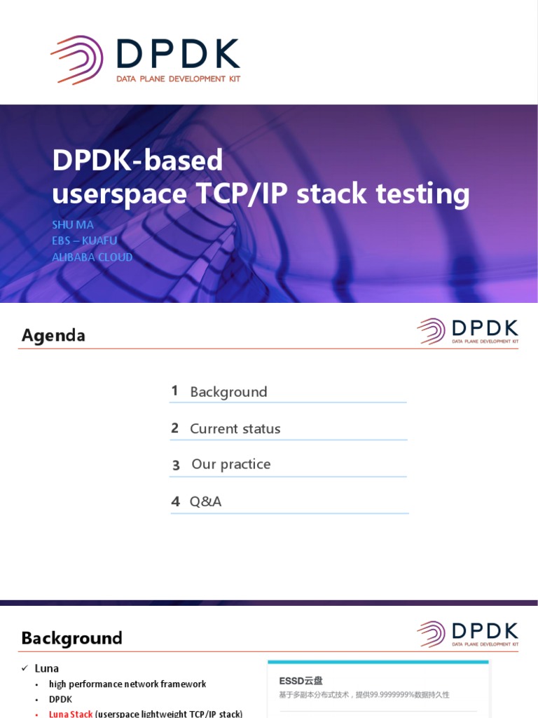 DPDK Userspace TCP Stack Testing | PDF | Transmission Control Protocol ...