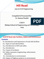 Unit 8 Road Side Facilities Safety and Environment