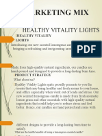 Healthy Vitality Lights Marketing Mix