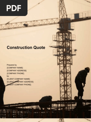 Construction Quote