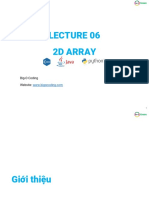 Lecture06 2D Array