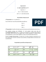 MatB - Aula 7 - Pré Teste