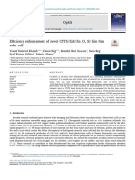 Efficiency Enhancement of Novel CNTS