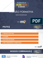 Formação Projeto de Vida