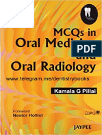 MCQ Oral Medicine and Oral Radiology