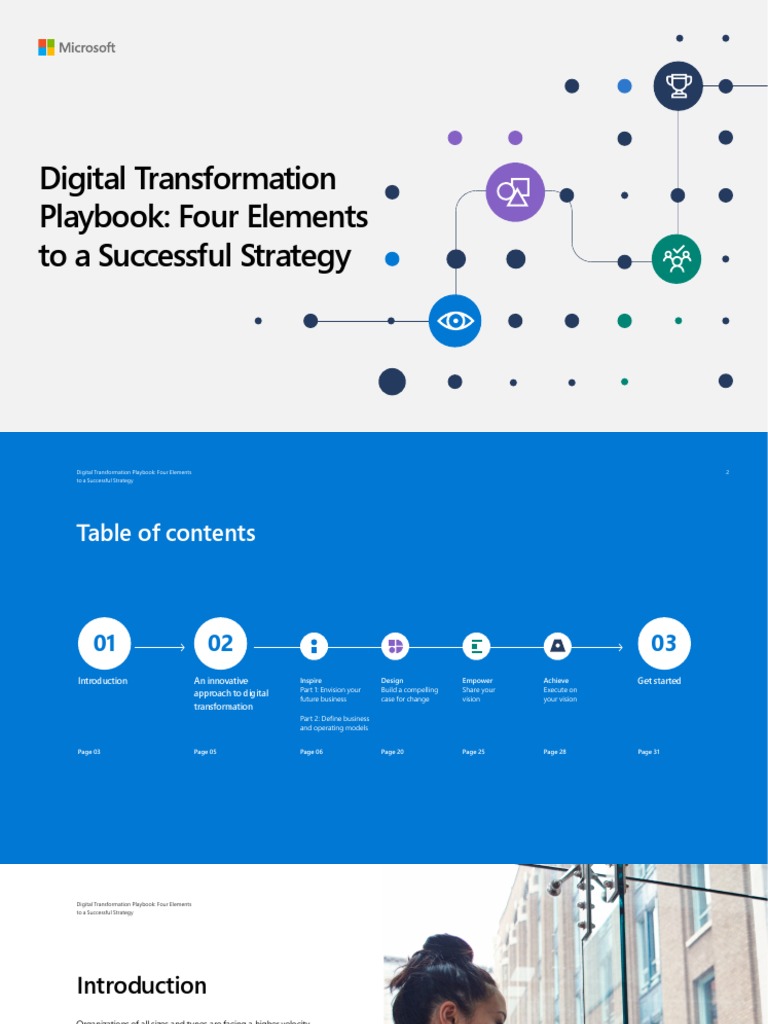 Digital Transformation Playbook Four Elements To A Successful Strategy