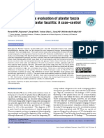 Sonoelastographic Evaluation of Plantar Fascia in Patients With Plantar Fasciitis: A Case-Control Study