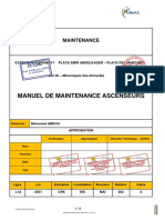 L1A 4001 CRK 000 MAI 002 A Manuel de Maintenance Des Ascenseurs (VAOE)