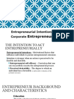 Chap 002 Entrepreneurial Intentions and Corporate Entrepreneurship