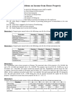 5.1 Questions On Income From House Property