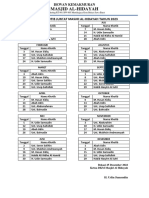 Jadwal Khotib Jjumat Tahun 2023