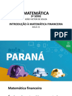 3 Série Introdução À Matemática Financeira