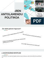 Gaia MUNDUAREN ANTOLAMENDU POLITIKOA