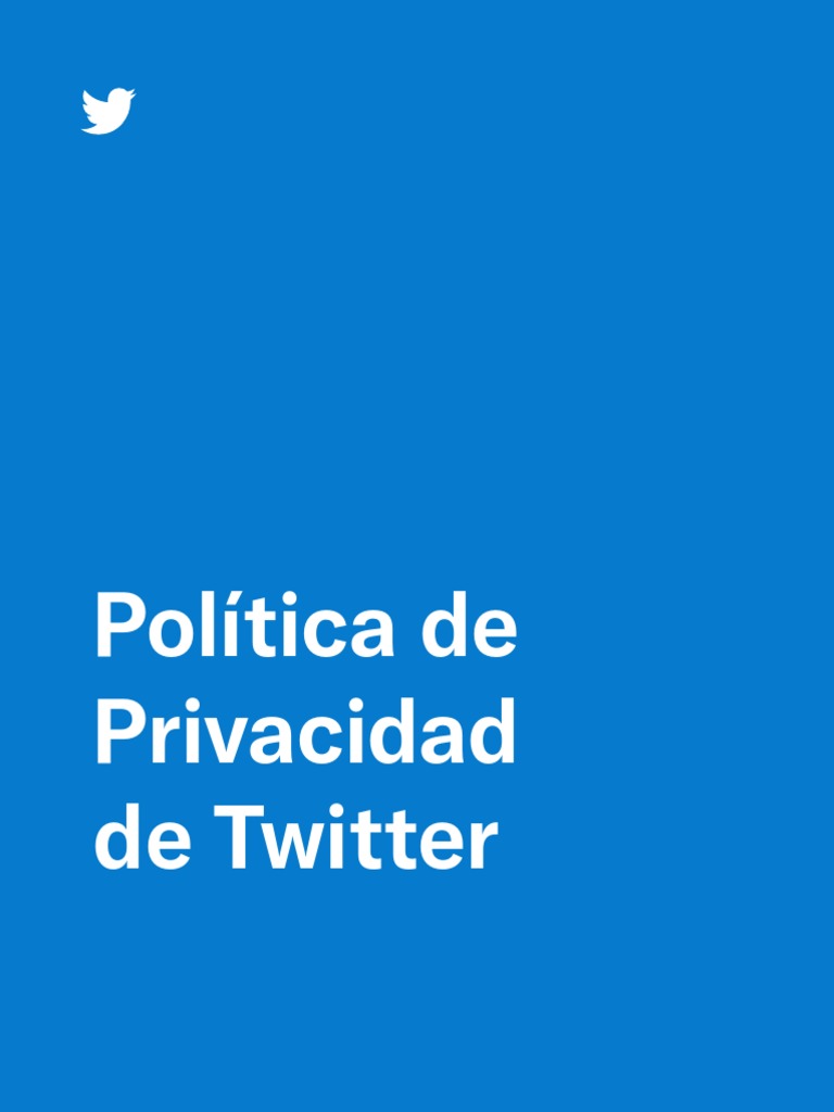 Política de Privacidad de Twitter | PDF | Cookie HTTP | Red mundial