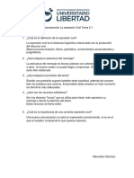Autoevaluación Comunicación Oral y Escrita Tema 2.1 Mercedes Sánchez
