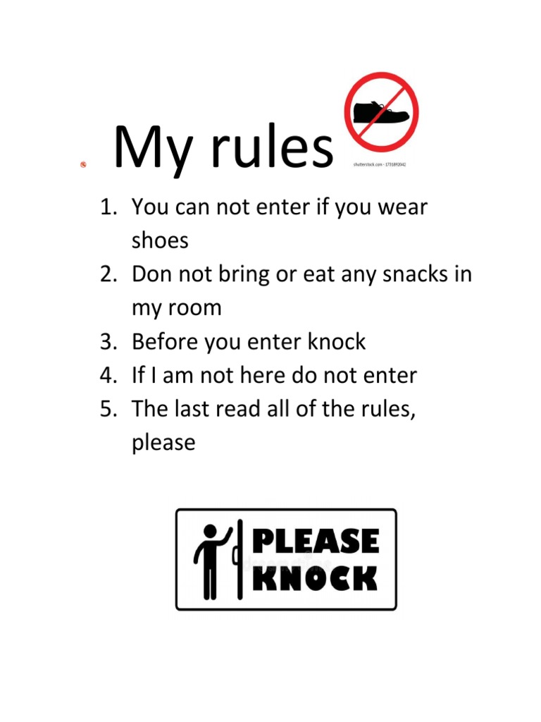 My Rules | PDF