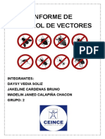 INFORME DE Control de Vectores