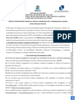 Estado de Sergipe Prefeitura Municipal de Aracaju Secretaria Municipal Do Planejamento, Orçamento E Gestão Secretaria Municipal Da Saúde