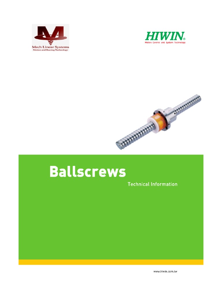 Ball Screw PDF