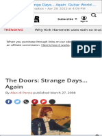 The Doors Strange Days Again Guitar World