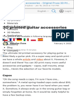 3D Printed Guitar Accessories - Original Prusa 3D Printers