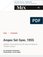 Ampex Sel-Sync, 1955