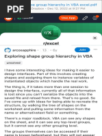Exploring Shape Group Hierarchy in VBA Excel