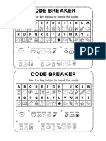 Code Breaker Worksheet