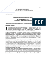 CAPÍTULO # 32 de Derecho Procesal Civil - Procesos de Ejec