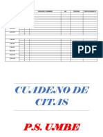 Cuaderno de Citas