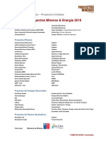 Programa Preliminar Congreso Proyectos Mineros Energía 2019