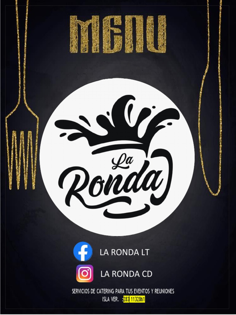 Menú de Catering La Ronda | PDF