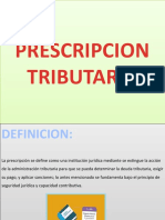 Prescripcion Tributaria