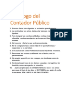 Decálogo Del Contador Público