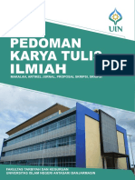 Buku Pedoman Karya Ilmiah FTK 2022-1