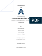 Células y Extracción de ADN, JAS