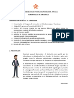 GFPI-F-135 Guía de Aprendizaje 1 Inducción Servicios Comerciales y Financieros